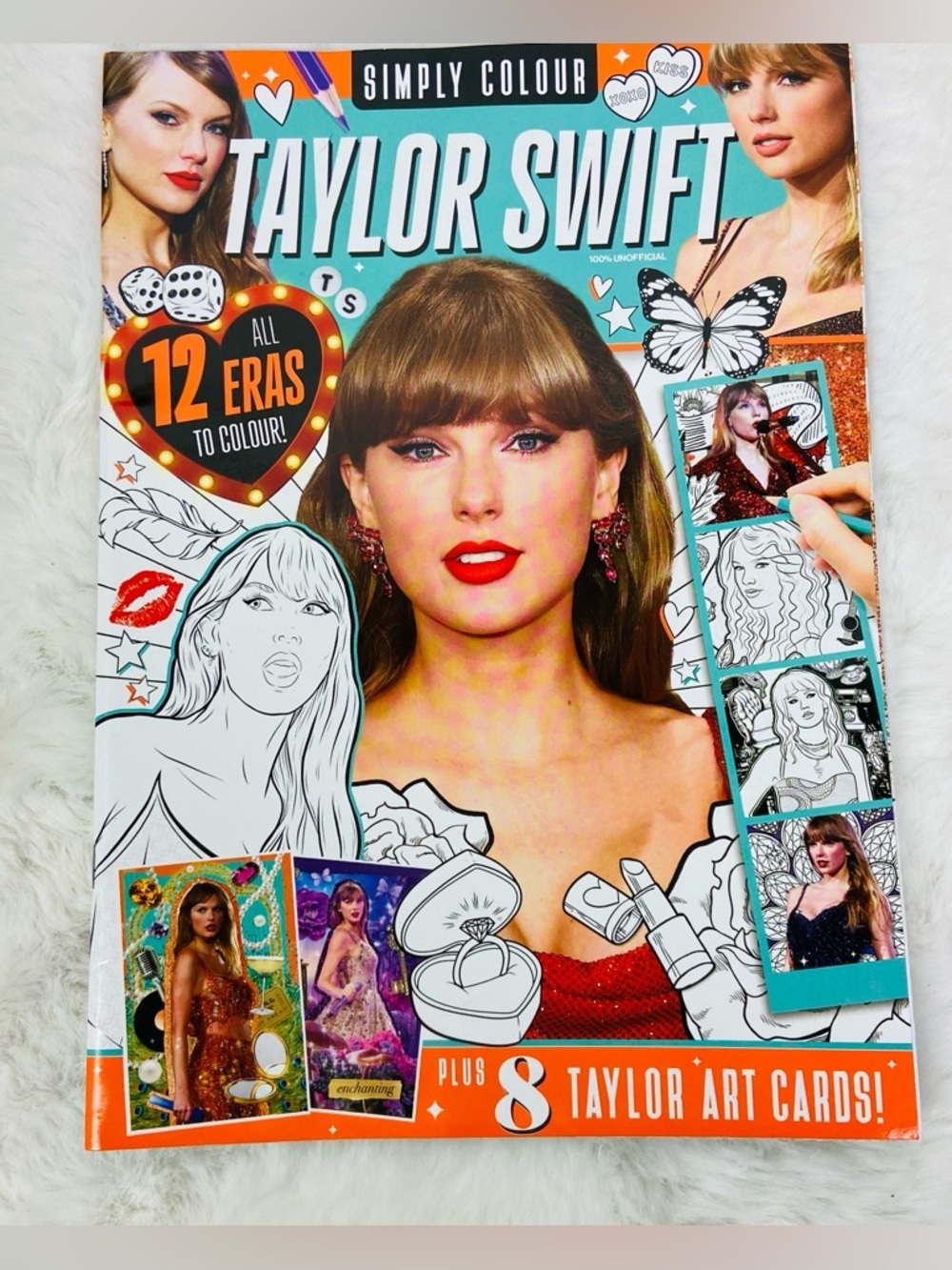 Taylor Swift Coloring Book all 12 eras to color plus 8 Taylor art cards - Picture 2 of 8